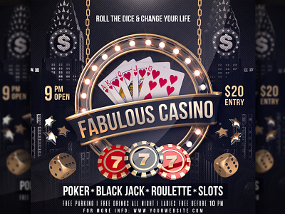 Poker Casino Flyer