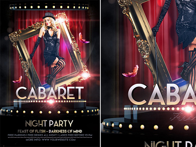 Burlesque And Cabaret Flyer