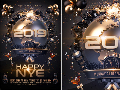 New Year Party Flyer