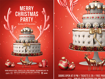 Merry Christmas Flyer Template