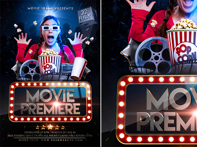 Movie Premiere & Movie Star Flyer