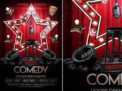Comedy Flyer Template