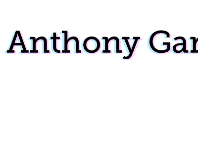 Anthony Garritano personal redesign
