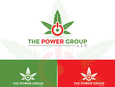 THE POWER GROUP LLC creative minimal logo graphics design hemp hemp oil illustration logo logo design luxury logo modern minimalist logo design