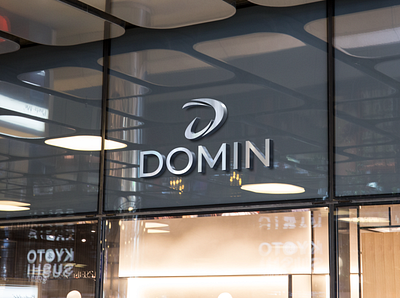 DOMIN app brand design graphics design icon illustration logo design modern minimalist logo design typography