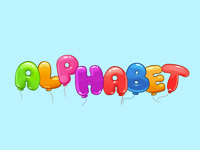 Balloon Typeface 2d adobe art colour concept cute design hello illustration photoshop typography