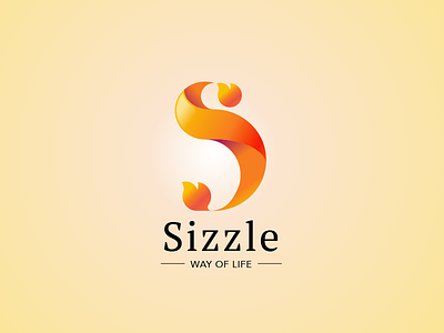 Sizzle - Day 10/50 art dailylogochallenge day10 fire flame icon illustration letter logo s sizzle ui