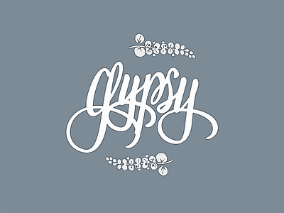 Gypsy III adobe spark graphic design gypsy lettering puppy typography