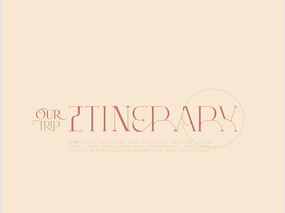 Itinerary agenda bucket list graphic design in progress itinerary national parks neutral colors planning print design trip itinerary typography