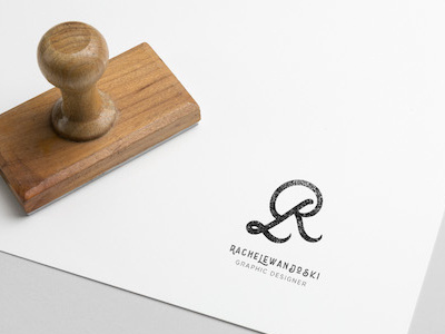 RL | STAMPED branding logo mockup rl stamp mockup
