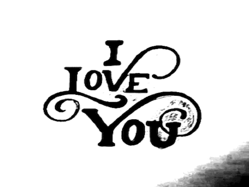 L O V E gif hand lettering iloveyou love typographygif
