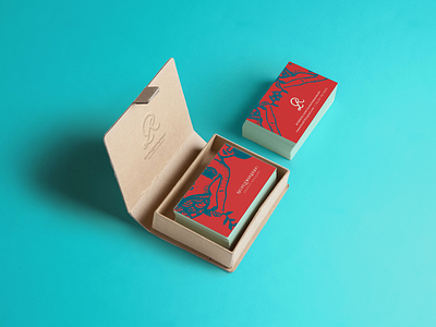 RL | B.C. 🔹 🔹 branding business card design carddesign logo mermaid