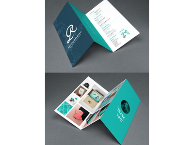 RL | RESUME TRIFOLD branding resume trifold