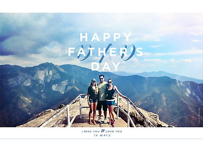 FATHER'S DAY california card card design family family trip fathers day post card yosemite yosemite national park
