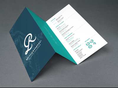 Trifold Resume Design resume resume mockup trifold trifold resume