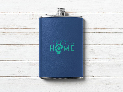 HOME | flask flask graphic design heart heart illustration home illustration mockup print design product design quote