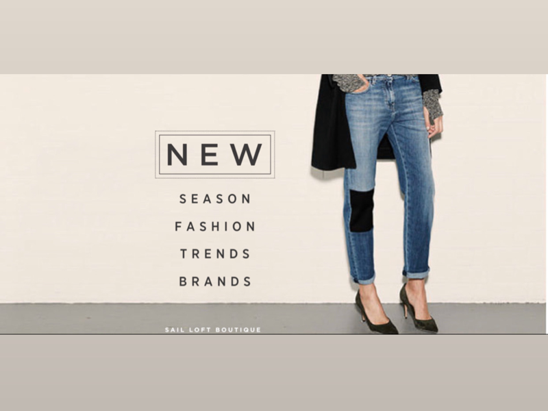 Sail Loft Boutique Banner Ad By Rachel Lewandoski On Dribbble