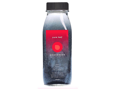 Pure Leaf Rebrand | Energizing Tea bottle design product design pure leaf rebrand senior thesis tea weekender
