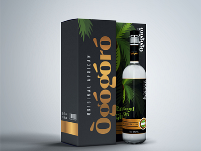 Ogogoro Gin Brand Design brand branding design package packaging product