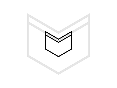 M minimalist logo