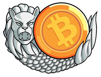 Singapore Bitcoin-only Meetup bitcoin icon logo singapore vector