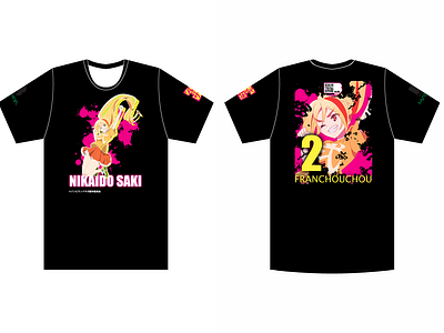 Zombieland Saga Saki Black Tee