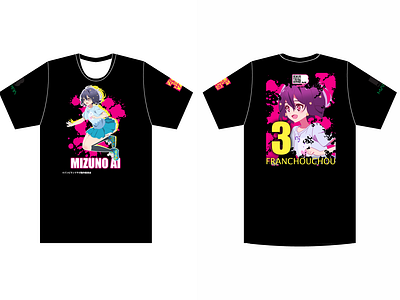 Zombieland Saga Ai Black Tee