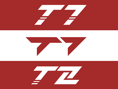 Televizioni 7 | T7 Re-branding brand channel character icon logo logo mark logodesign media logo news rebrand simple television typography
