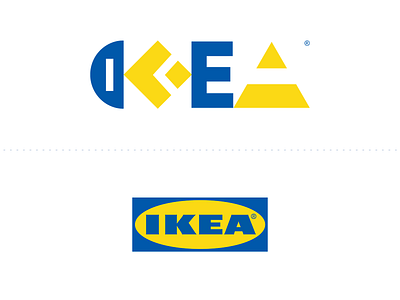 IKEA® 2 branding icon ikea logo design logo mark logo type mark rebrand simple