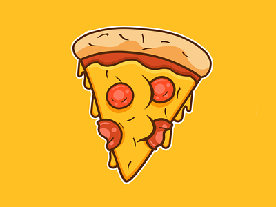 Pizza 🍕🍕🍕 art food illustration illustration art italian food love pizza pizza icon pizza illustration vectorart