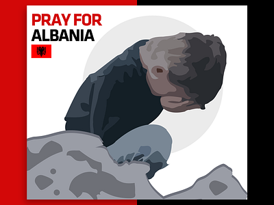 Pray for Albania 🇦🇱🙏🙏 albania albanian character died earthquake hurt illustrator kid material damage photoshop pray pray for albania sad tragedy vector vectorart