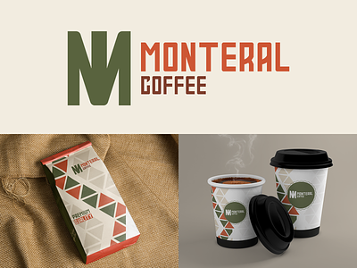 Monteral Coffee - Logo adobe photoshop adobe photoshop cc branding coffee coffee cup coffee shop colorful concept design illustrator logo logodesign logos logotype monteral coffee vector