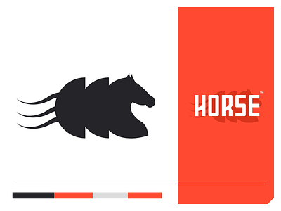 Horse 🐎🐎- LOGO art brand branding design horse horse logo icon identity illustration illustrator logo logo mark photoshop vector