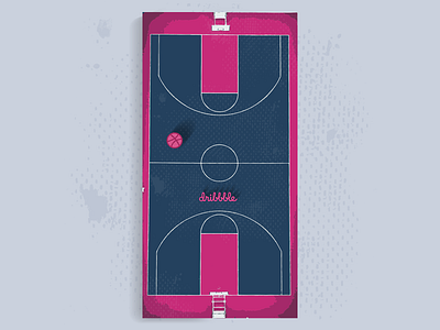 Basketball Dribbble 🏀🏀 animation art ball basket basketball character dribbble dribbble ball flat illustration illustrator sports stadium vector vectorart 🏀