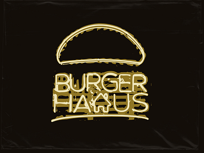 Burger Haus 🍔 burger burger haus character flat food foodie hamburger haus illustration illustrator logo photoshop vector vectorart