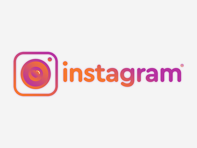 Instagram branding camera gradient heart icon iconography instagram logo logo design logo designs logo mark logotype mark media logo photo rebrand simple social media