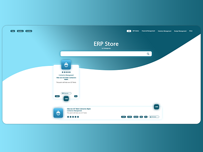 ERP Admin Store clean concept design design system flat landing page ui ux web website