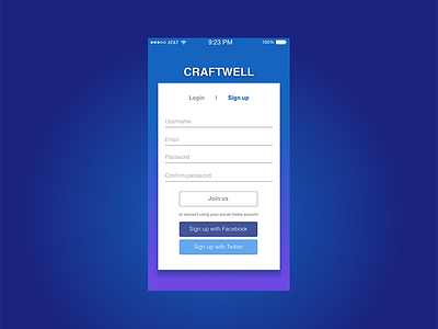 Daily UI #01 Sign up