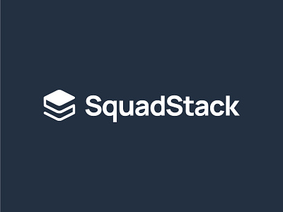 Logo Design - SquadStack brand identity branding data driven design graphic design illustrator logo logo design parent brand vector