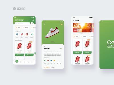 ZESEN E-Commerce App UX/UI Design app design icon ui ux