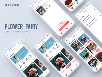 Online Flower Shop App UX/UI