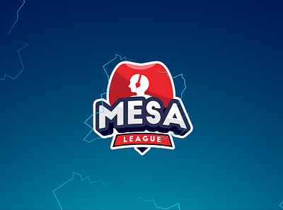 Mesa League Logo 3d branding design esport flat game gaming icon league logo mascot mesa mongolia typography vector