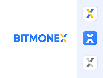 Bitmonex Logo Concept branding design flat icon illustration illustrator logo minimal type typography