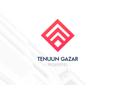Tenuun Properties Logo branding design icon illustration lettering logo minimal type typography vector