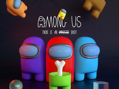 Among Us adobe color design dribbble game game art