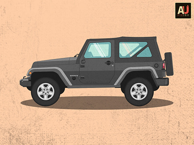 Jeep adobe automobile branding cars color design illustration vector