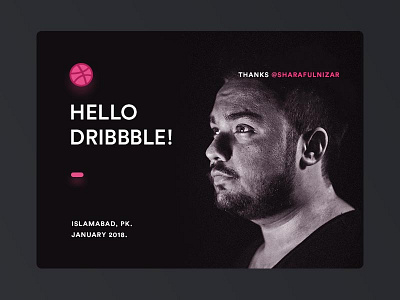 Hello Dribbble! firstshot ui designer ux ux designer ux.ui