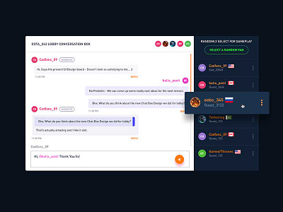 Chat Box UI Concept