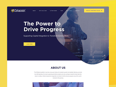 Colacoin Web Design Concept | Crypto crypto dashboard ux.ui web web design