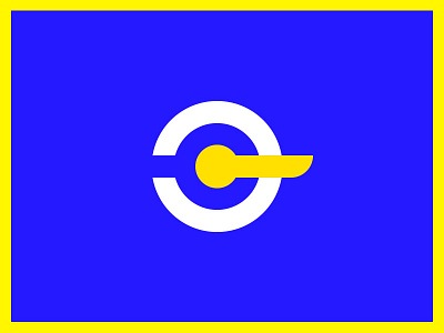 Negative Space "C" Logo Concept identity logo design